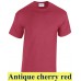 Gildan Heavy Cotton 5000 180 g-os póló GI5000 antique cherry red